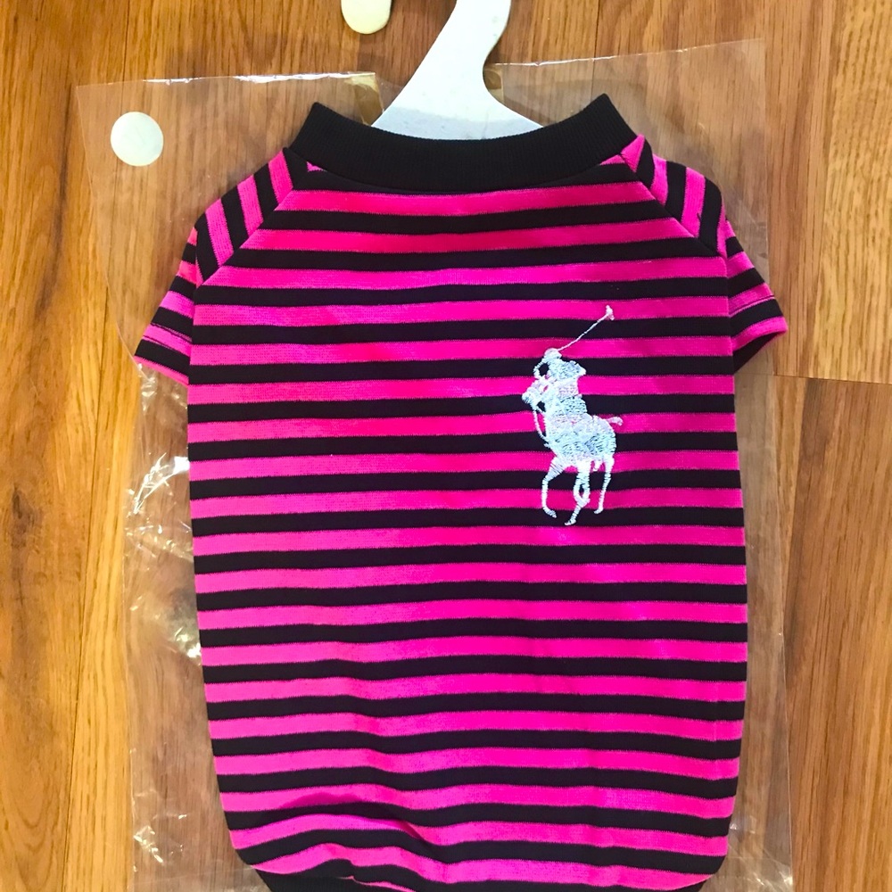 Beverly Hills polo club dog shirt.